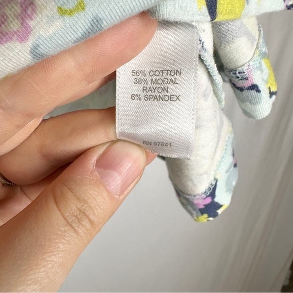 J. Jill Floral Print Stretch Pocket Knit Skirt Multicolor Women’s Size Medium - Picture 5 of 12